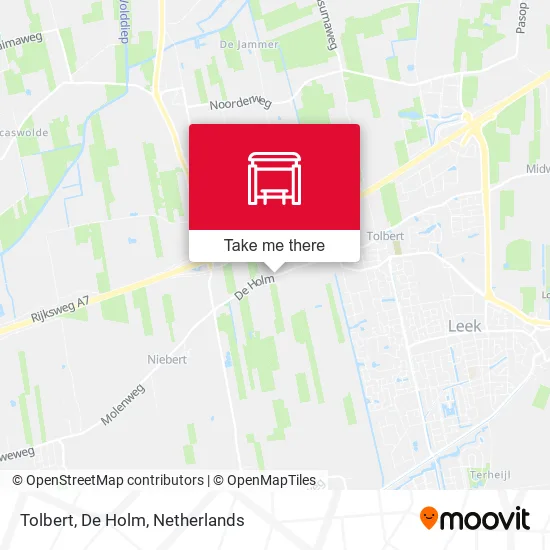 Tolbert, De Holm Karte