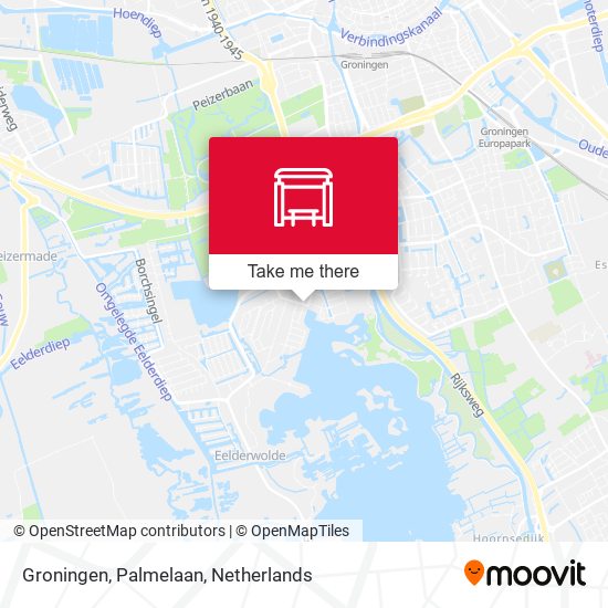 Groningen, Palmelaan map