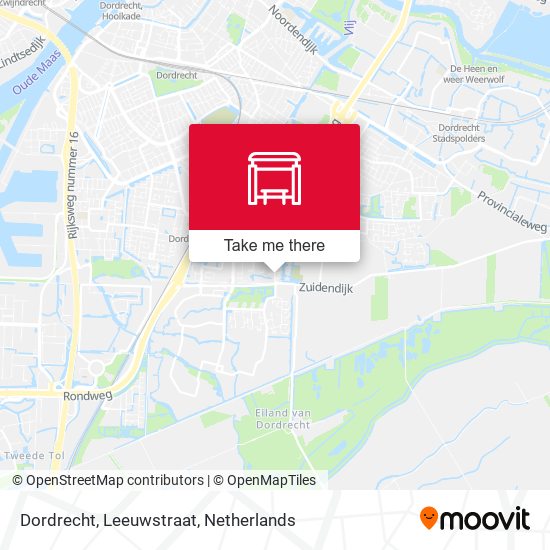 Dordrecht, Leeuwstraat map