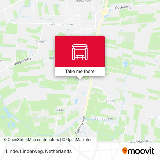 Linde, Linderweg map