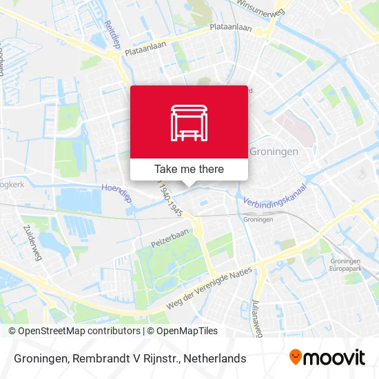 Groningen, Rembrandt V Rijnstr. map