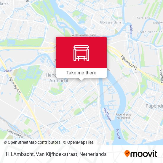 H.I.Ambacht, Van Kijfhoekstraat map