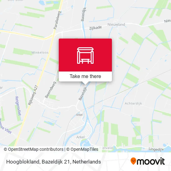 Hoogblokland, Bazeldijk 21 map