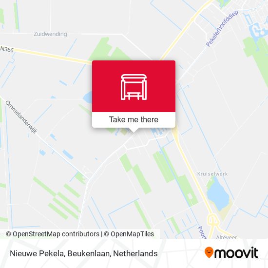Nieuwe Pekela, Beukenlaan map