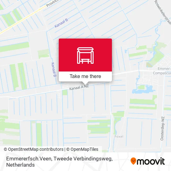 Emmererfsch.Veen, Tweede Verbindingsweg map