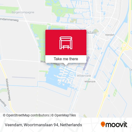 Veendam, Woortmanslaan 94 map