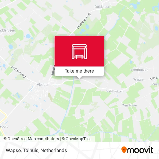 Wapse, Tolhuis map