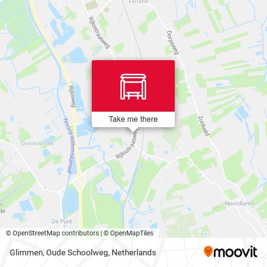 Glimmen, Oude Schoolweg map