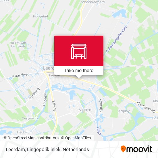 Leerdam, Lingepolikliniek map