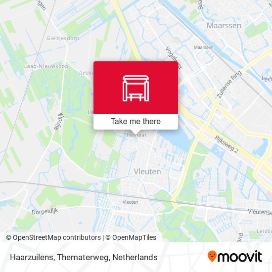 Haarzuilens, Thematerweg map