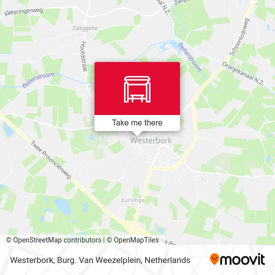 Westerbork, Burg. Van Weezelplein map