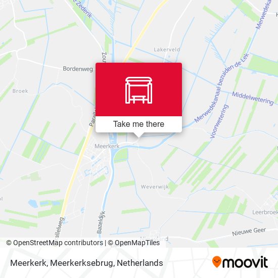 Meerkerk, Meerkerksebrug map