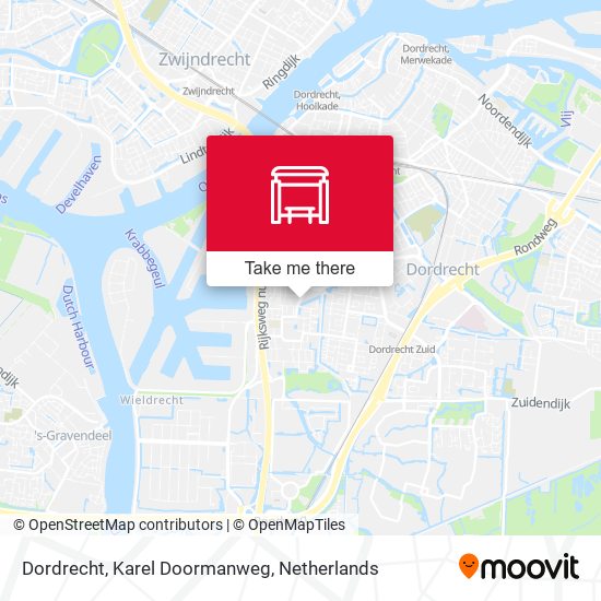 Dordrecht, Karel Doormanweg map