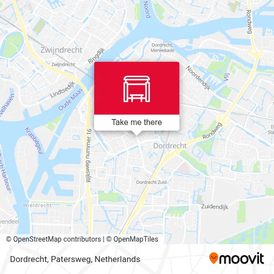 Dordrecht, Patersweg map