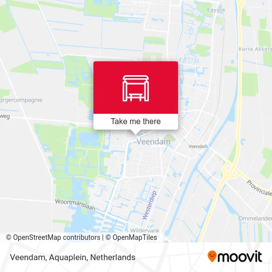 Veendam, Aquaplein map