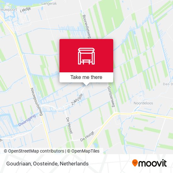 Goudriaan, Oosteinde map