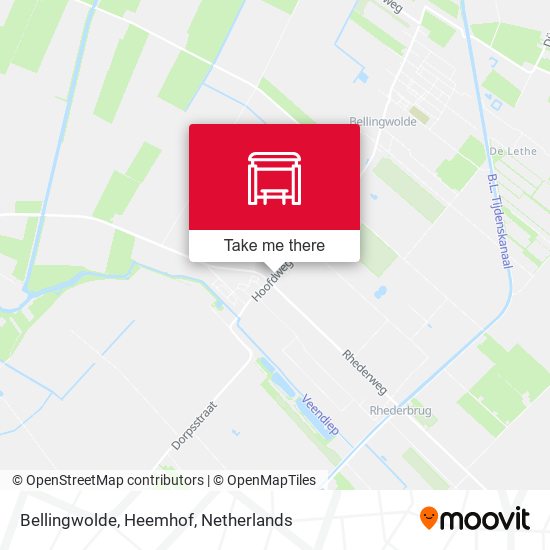 Bellingwolde, Heemhof map