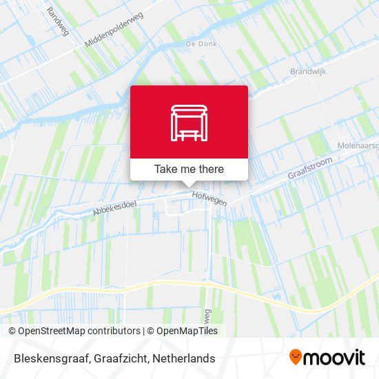 Bleskensgraaf, Graafzicht map