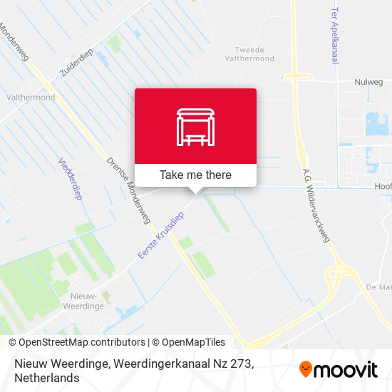 Nieuw Weerdinge, Weerdingerkanaal Nz 273 map