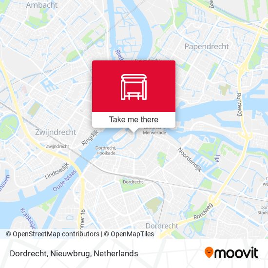 Dordrecht, Nieuwbrug map