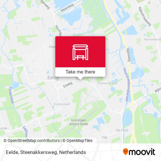Eelde, Steenakkersweg map
