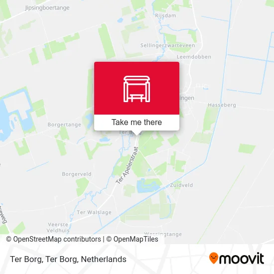 Ter Borg, Ter Borg map