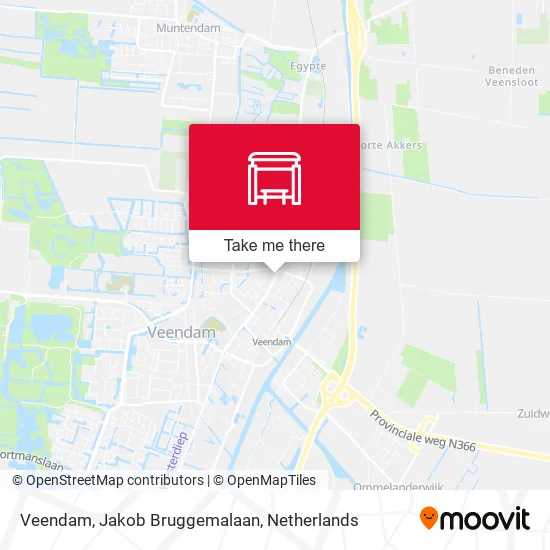 Veendam, Jakob Bruggemalaan map