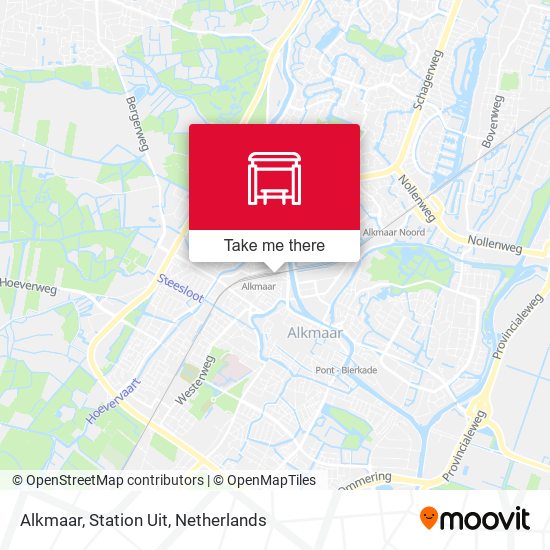 Alkmaar, Station Uit map