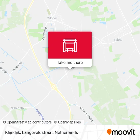 Klijndijk, Langeveldstraat Karte