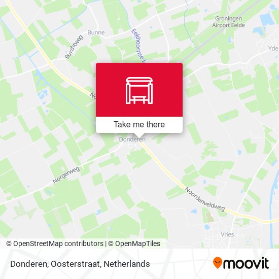 Donderen, Oosterstraat map
