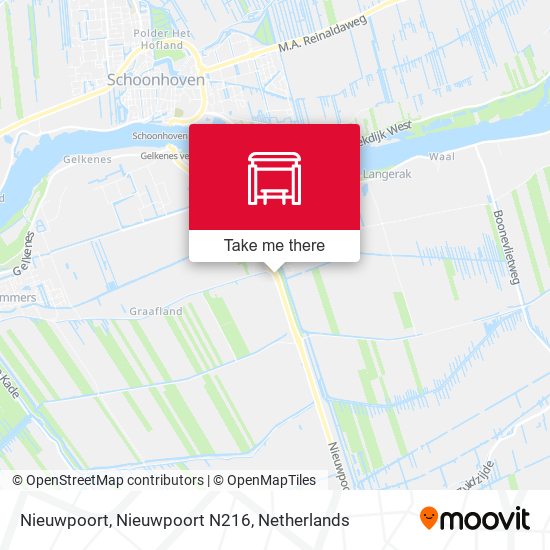 Nieuwpoort, Nieuwpoort N216 map