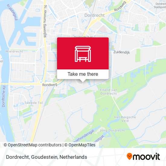 Dordrecht, Goudestein map