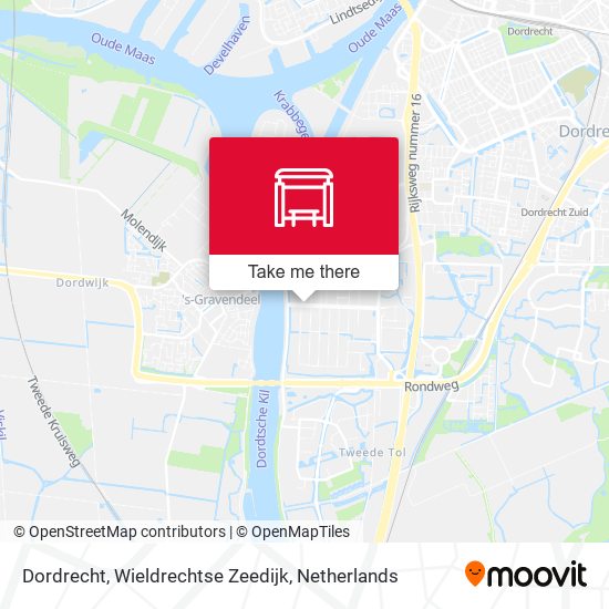 Dordrecht, Wieldrechtse Zeedijk map