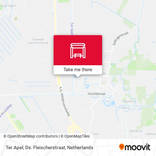 Ter Apel, Ds. Fleischerstraat map