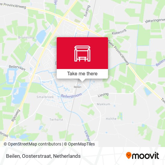 Beilen, Oosterstraat map