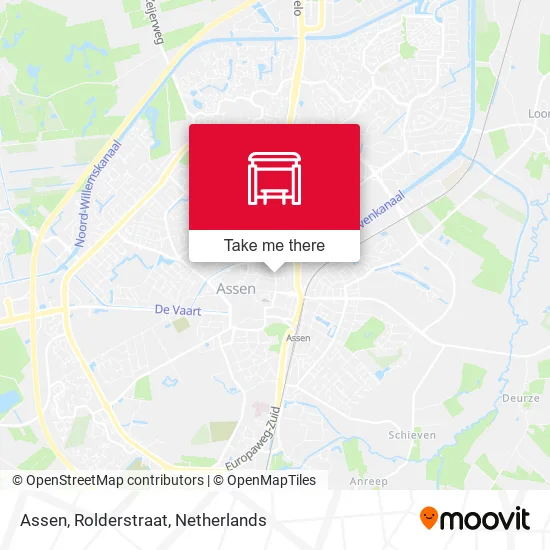 Assen, Rolderstraat Karte