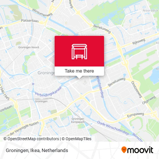 Groningen, Ikea map