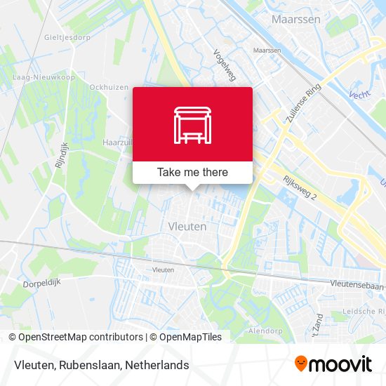 Vleuten, Rubenslaan map