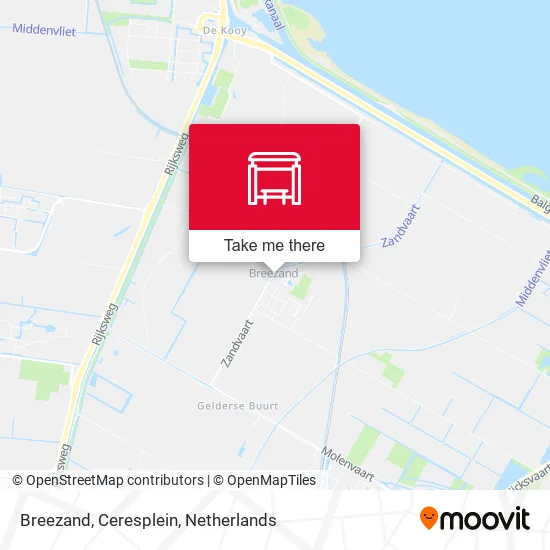Breezand, Ceresplein Karte