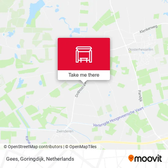 Gees, Goringdijk map
