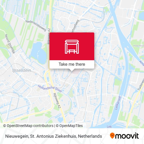 Nieuwegein, St. Antonius Ziekenhuis map