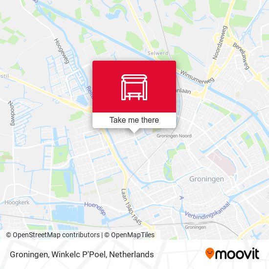 Groningen, Winkelc P'Poel map
