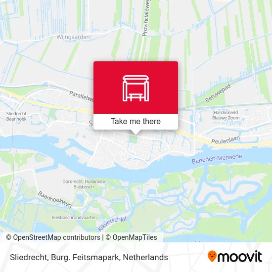 Sliedrecht, Burg. Feitsmapark map