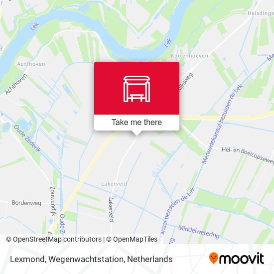 Lexmond, Wegenwachtstation map