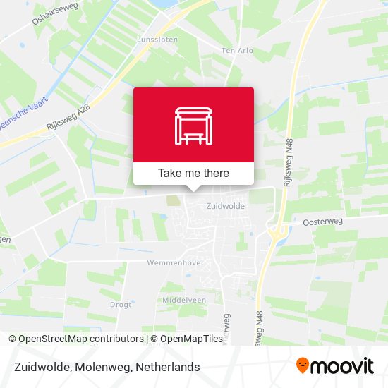 Zuidwolde, Molenweg map