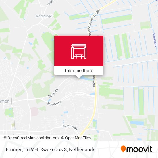 Emmen, Ln V.H. Kwekebos 3 map