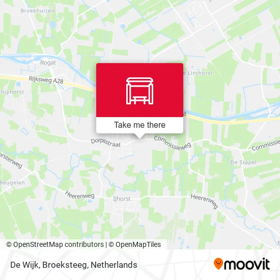 De Wijk, Broeksteeg map