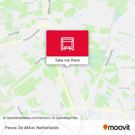 Pesse, De Akker map