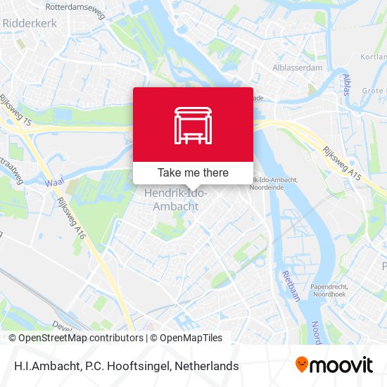 H.I.Ambacht, P.C. Hooftsingel map