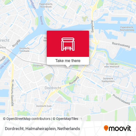 Dordrecht, Halmaheiraplein map